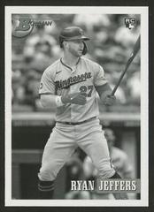 Ryan Jeffers [Black & White] #12 Baseball Cards 2021 Bowman Heritage Prices