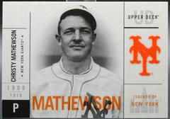 Christy Mathewson #33 Baseball Cards 2001 Upper Deck Legends of NY Prices