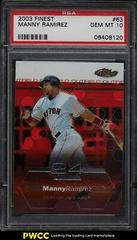Manny Ramirez Baseball Cards 2003 Finest Prices
