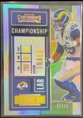 Aaron Donald [Championship] #53 Football Cards 2020 Panini Contenders Prices