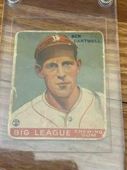 Ben Cantwell #139 Baseball Cards 1933 Goudey Prices