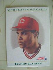 Barry Larkin #B2 Baseball Cards 1991 Score Cooperstown Prices