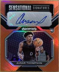 Ausar Thompson [Red] #SS-AST Basketball Cards 2023 Panini Prizm Draft Picks Sensational Signatures Prices