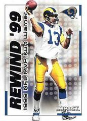 Kurt Warner Football Cards 2000 Skybox Impact Rewind '99 Prices