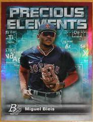 Miguel Bleis [Purple] Baseball Cards 2023 Bowman Platinum Precious Elements Prices