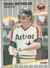 Craig Reynolds #366 Baseball Cards 1989 Fleer Prices