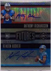 Anthony Richardson, Hendon Hooker [Ruby] #FICS-1 Football Cards 2023 Panini Legacy Futures Ink Combos Autographs Prices