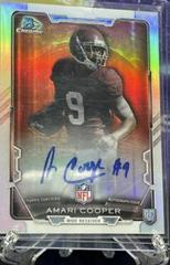 Amari Cooper Football Cards 2015 Bowman Chrome Rookie Refractor Autographs Prices