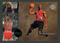 Michael Jordan Decade of Dominance #J5 Basketball Cards 1994 Upper Deck MJ Rare Air Prices