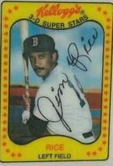 Jim Rice Baseball Cards 1981 Kellogg's Prices