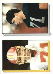Charles Mann, Bill Pickel Football Cards 1986 Topps Stickers Prices