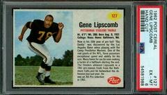 Gene Lipscomb [Hand Cut] #127 Football Cards 1962 Post Cereal Prices