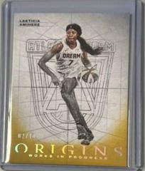 Laeticia Amihere [Gold] #12 Basketball Cards 2023 Panini Origins WNBA Works in Progress Prices