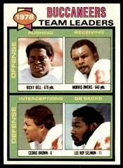 Ricky Bell, Morris Owens, Cedric Brown, Lee Roy Selmon [Cream Colored Back] Football Cards 1979 Topps Prices