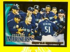 Seattle Mariners [Black] #199 Baseball Cards 2010 Topps Prices