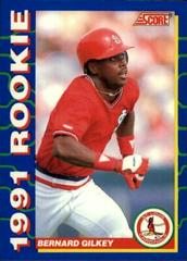 Bernard Gilkey Baseball Cards 1991 Score Rookies Prices