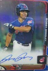 Bobby Bradley [Blue Refractor] #BB Baseball Cards 2015 Bowman Chrome Autograph Prospect Prices