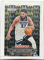 Karl-Anthony Towns #B19 Basketball Cards 2023 Panini Prizm Monopoly Millionaire Black Prices