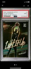 Kevin Durant [Green] Basketball Cards 2021 Panini Donruss Optic Light It Up Prices