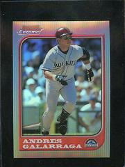 Andres Galarraga [Refractor] #45 Baseball Cards 1997 Bowman Chrome Prices