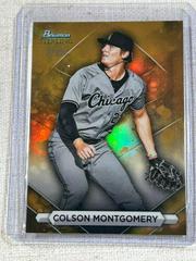 Colson Montgomery [Gold] #BSP-51 Baseball Cards 2023 Bowman Sterling Prices