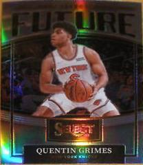 Quentin Grimes [Silver Prizm] #1 Basketball Cards 2021 Panini Select Future Prices