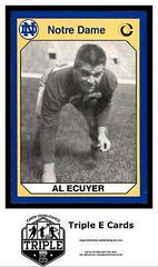 Al Ecuyer Football Cards 1990 Notre Dame Collegiate Collection Prices