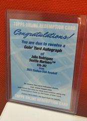 Julio Rodriguez Baseball Cards 2023 Stadium Club Goin' Yard Autographs Prices
