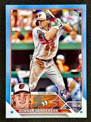 Gunnar Henderson [Father's Day Blue] #206 Baseball Cards 2023 Topps Prices