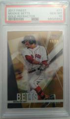 Mookie Betts [Gold Refractor] #71 Baseball Cards 2017 Topps Finest Prices