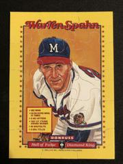 Warren Spahn [Puzzle] Baseball Cards 1989 Donruss Rookies Prices