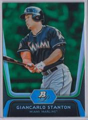 Giancarlo Stanton [Emerald] Baseball Cards 2012 Bowman Platinum Prices