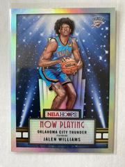 Jalen Williams [Holo] Basketball Cards 2022 Panini Hoops Now Playing Prices
