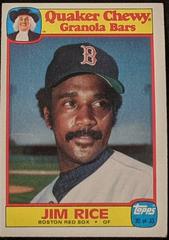 Jim Rice #30 Baseball Cards 1986 Quaker Oats Prices
