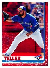 Rowdy Tellez [Fielding Red Refractor] #2 Baseball Cards 2019 Topps Chrome Prices