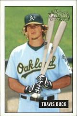 Travis Buck [Mini] #328 Baseball Cards 2005 Bowman Heritage Prices