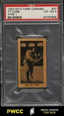 Ty Cobb #27 Baseball Cards 1927 E210 York Caramel Type 1 Prices
