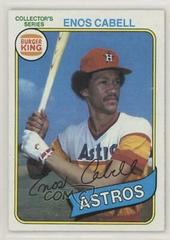 Enos Cabell #24 Baseball Cards 1980 Burger King Pitch, Hit & Run Prices