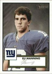 Eli Manning Football Cards 2006 Topps Heritage Prices