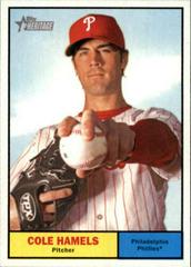 Cole Hamels #20 Baseball Cards 2010 Topps Heritage Prices