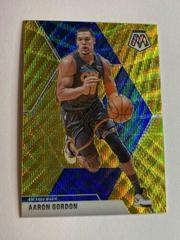 Aaron Gordon [Gold Wave] #12 Basketball Cards 2019 Panini Mosaic Prices