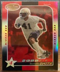 Terrelle Smith [4 Star Mirror Red] #201 Football Cards 2000 Leaf Certified Prices