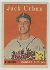 Jack Urban #367 Baseball Cards 1958 Topps Prices