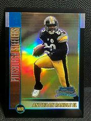 Antwaan Randle El [Refractor] Football Cards 2002 Bowman Chrome Prices