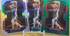 Ben Simmons [Green Ice Prizm] Basketball Cards 2021 Panini Prizm Prices