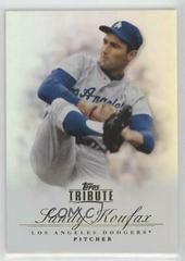 Sandy Koufax #42 Baseball Cards 2012 Topps Tribute Prices