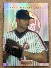 Paul Wilson [Blue Refractor] Baseball Cards 1995 Bowman's Best Prices