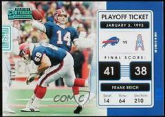 Frank Reich #PLT-FRE Football Cards 2021 Panini Contenders Playoff Ticket Prices