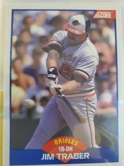 Jim Traber #590 Baseball Cards 1989 Score Prices