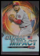 Nolan Arenado Baseball Cards 2022 Bowman's Best Global Impact Die Cuts Prices
